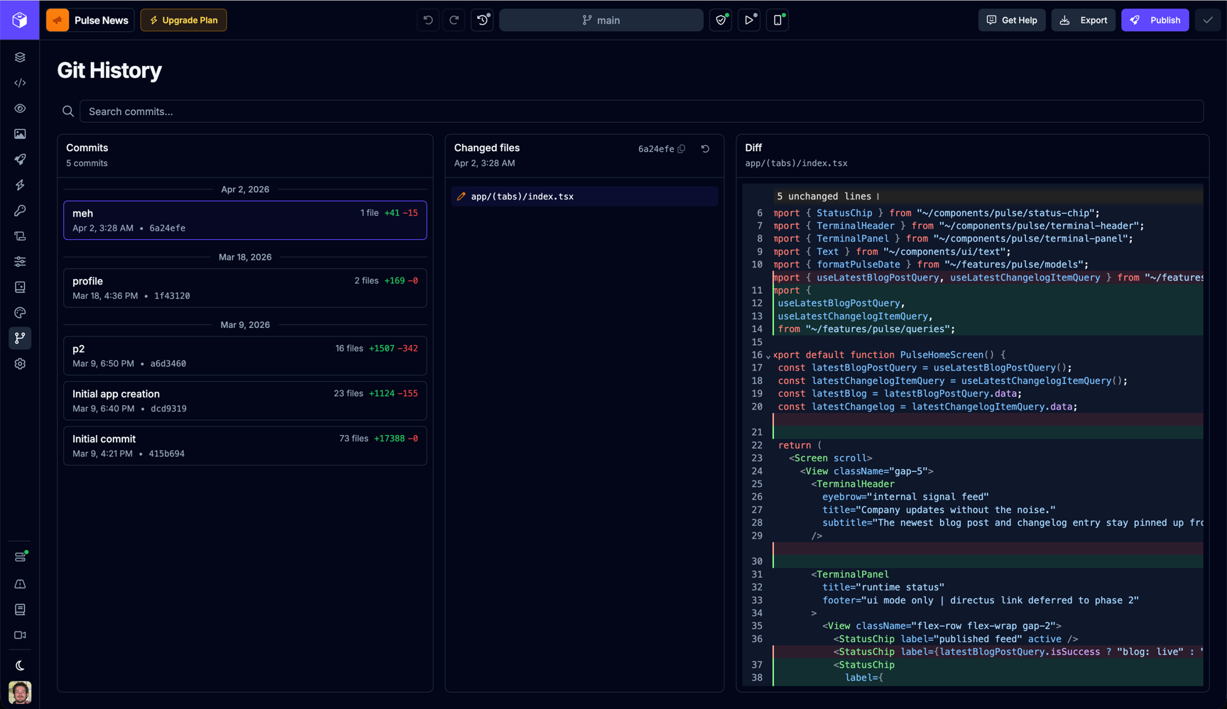 Git History